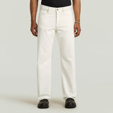 G-STAR Outlet Deeggie Relaxed Straight Jeans White