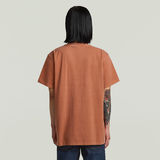 G-STAR Outlet Overdyed Center Chest T-Shirt Red