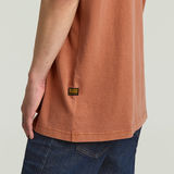 G-STAR Outlet Overdyed Center Chest T-Shirt Red