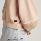 G-STAR Outlet Overdyed Big Sleeve Sweater Pink