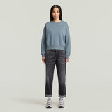 G-STAR Outlet Premium Core Cropped Loose Sweater Grey