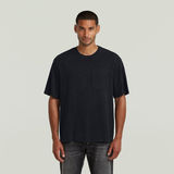G-STAR Outlet Acid Wash Boxy T-Shirt Black