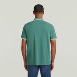 G-STAR Outlet Chest Logo Striped Polo Green