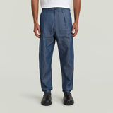 G-STAR Outlet Pleated Chino Relaxed Tapered Jeans Dark blue
