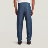 G-STAR Outlet Pleated Chino Relaxed Tapered Jeans Dark blue