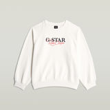 G-STAR Outlet Sudadera holgada para niña Blanco