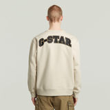 G-STAR Outlet Running Dog Sweater White