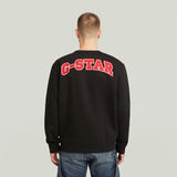 G-STAR Outlet Running Dog Back Graphic Sweater Black
