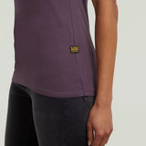 G-STAR Outlet Camiseta Slim V Morado