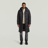 G-STAR Outlet Long Padded Winter Jacket Black