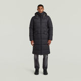 G-STAR Outlet Long Padded Winter Jacket Black