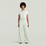 G-STAR Outlet Shrunken Vest Green