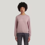 G-STAR Outlet Center Chest Logo Crew Sweat Pink