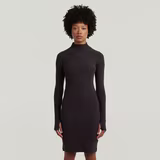 G-STAR Outlet Rib Slim Dress Black