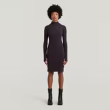 G-STAR Outlet Rib Slim Dress Black