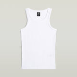 G-STAR Outlet Ribbed Tanktop White