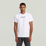 G-STAR Outlet Camiseta Autograph Loose Blanco