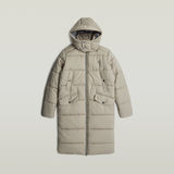 G-STAR Outlet Long Padded Winter Jacket Beige