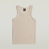 G-STAR Outlet Ribbed Tanktop Beige