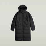 G-STAR Outlet Long Padded Winter Jacket Black