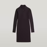 G-STAR Outlet Rib Slim Dress Black