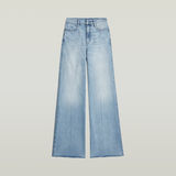 G-STAR Outlet Deck Ultra High Wide Leg Jeans Light blue