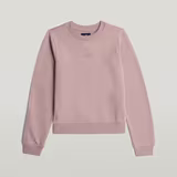G-STAR Outlet Center Chest Logo Crew Sweat Pink