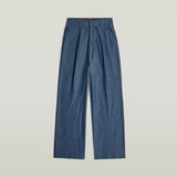 G-STAR Outlet Fluid Wide Leg Pants Dark blue