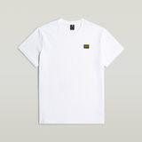 G-STAR Outlet Label Badge Regular T-Shirt White