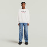 G-STAR Outlet Sudadera holgada para niña Blanco
