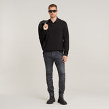 G-STAR Outlet 5620 Zip Knee Skinny Jeans Grey