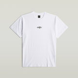 G-STAR Outlet Camiseta Running Dog Logo Loose Blanco