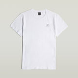 G-STAR Outlet Originals Logo T-Shirt White