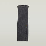 G-STAR Outlet Overdyed Maxi Tank Dress Grey