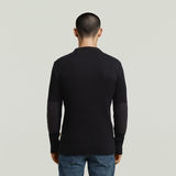 G-STAR Outlet Army Rib Knit Pullover Black