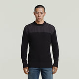 G-STAR Outlet Army Rib Knit Pullover Black