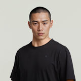 G-STAR Outlet Essential Raw Neck T-Shirt Black