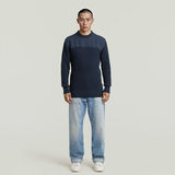 G-STAR Outlet Army Rib Knit Pullover Dark blue
