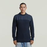 G-STAR Outlet Army Rib Knit Pullover Dark blue