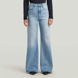 G-STAR Outlet Deck Ultra High Wide Leg Jeans Light blue