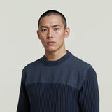G-STAR Outlet Army Rib Knit Pullover Dark blue