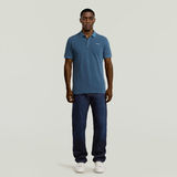 G-STAR Outlet Oluv Slim Polo Medium blue