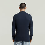 G-STAR Outlet Army Rib Knit Pullover Dark blue