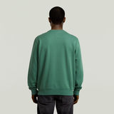 G-STAR Outlet Center Chest Logo Sweater Green