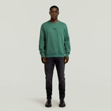 G-STAR Outlet Center Chest Logo Sweater Green