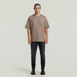 G-STAR Outlet Center Chest Logo T-Shirt Brown