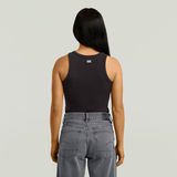 G-STAR Outlet Ribbed Tanktop Black