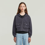 G-STAR Outlet Chaqueta corta con cremallera Utility para niña Gris