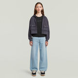 G-STAR Outlet Chaqueta corta con cremallera Utility para niña Gris