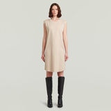 G-STAR Outlet Vestido Seam Detail Loose Beige